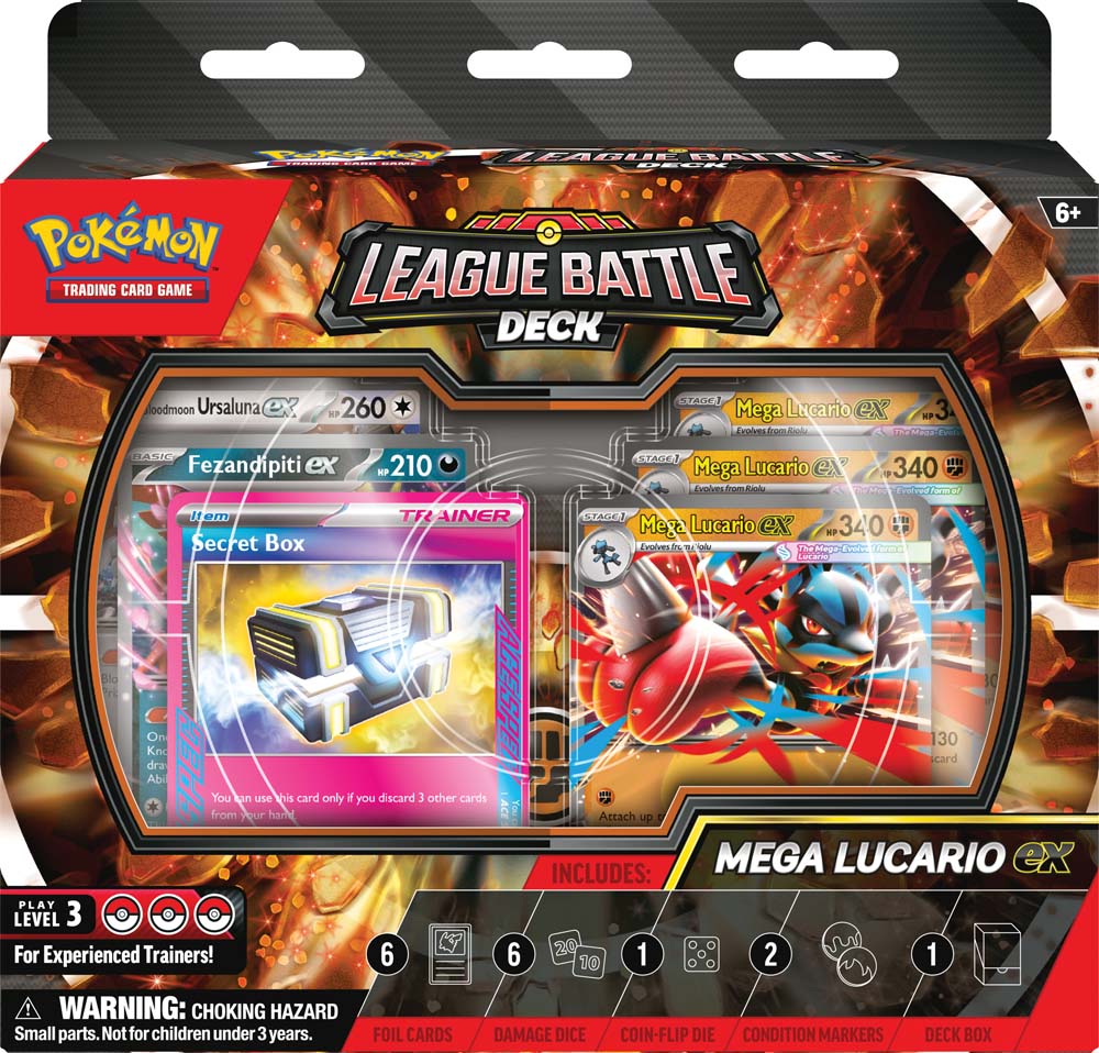 The Pokémon TCG Mega Lucario ex League Battle Deck