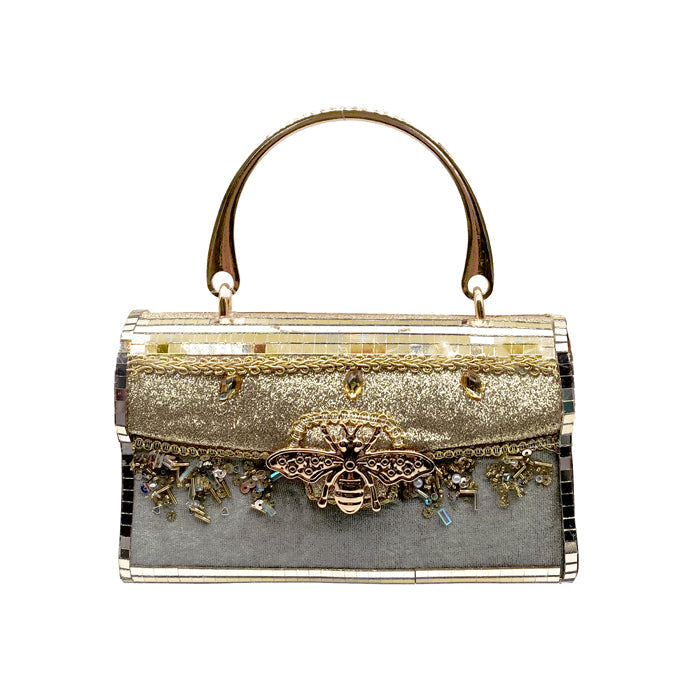Gold Handbag Christmas Decoration