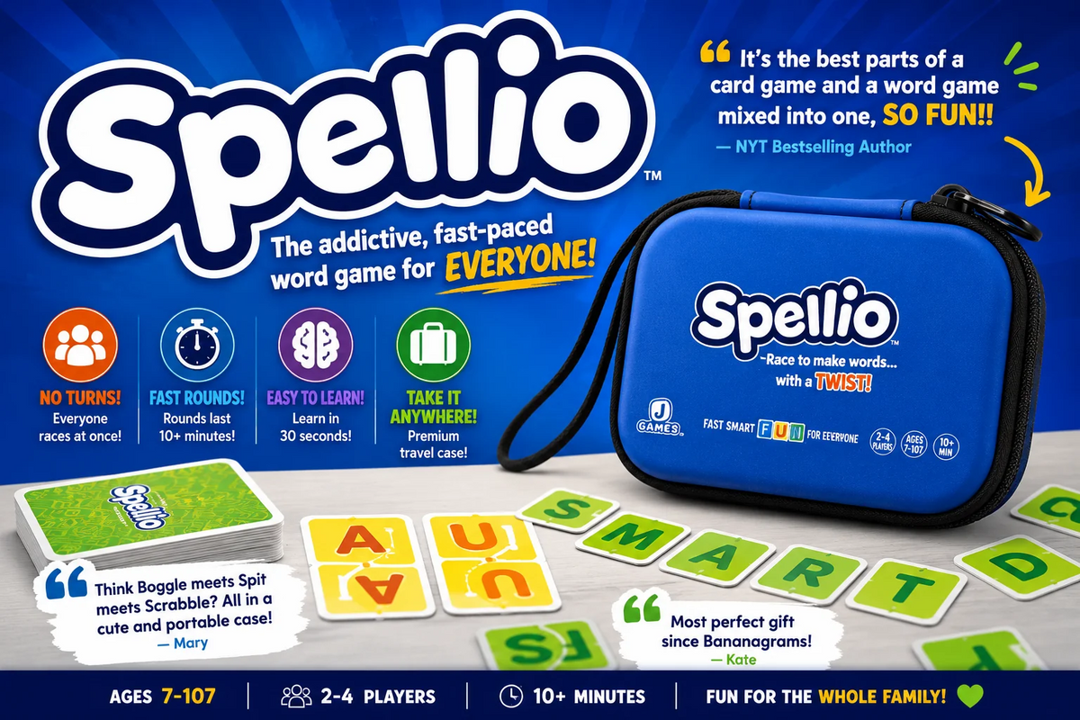 Spellio - Race to Make Words with a Twist