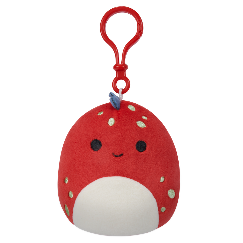 squishmallow 3.5inch Clip-on Dolan the Red Dino