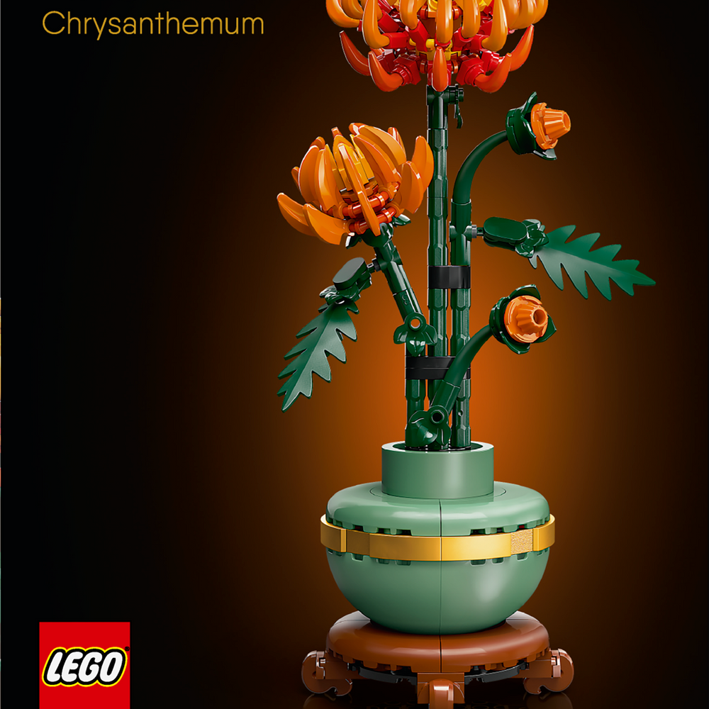 LEGO® Botanicals Chrysanthemum Flower Decor Building Set 10368