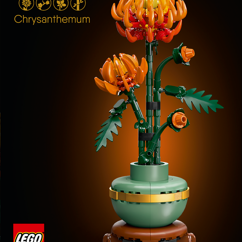 LEGO® Botanicals Chrysanthemum Flower Decor Building Set 10368