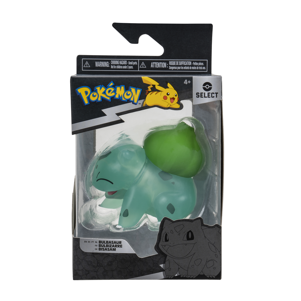Pokemon Translucent Pokemon Select Translucent Bulbasaur Battle Figure – Hallie & Finn