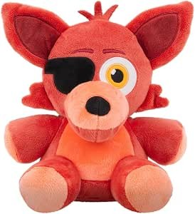Five Nights at Freddy's - Classic Foxy Plush Toy - 8" - with Super Soft Material and Glow in the Dark Eyes 