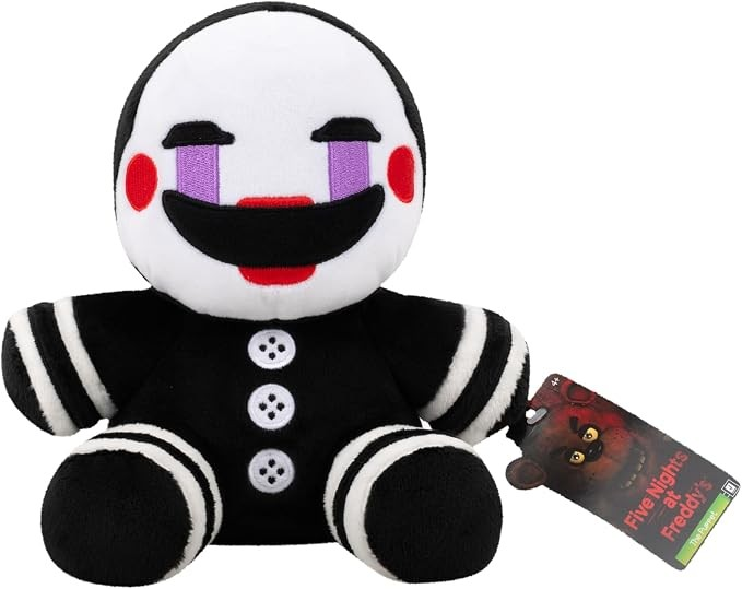 Jazwares Five Nights at Freddy’s The Puppet Plush - 8-Inch Stuffie with Soft Material and Glow-in-The-Dark Eyes