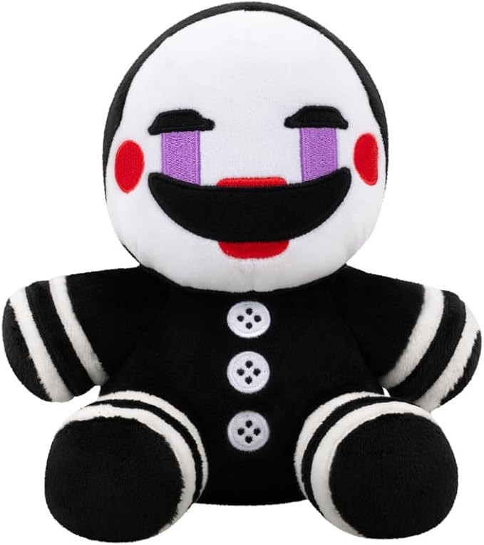 Jazwares Five Nights at Freddy’s The Puppet Plush - 8-Inch Stuffie with Soft Material and Glow-in-The-Dark Eyes