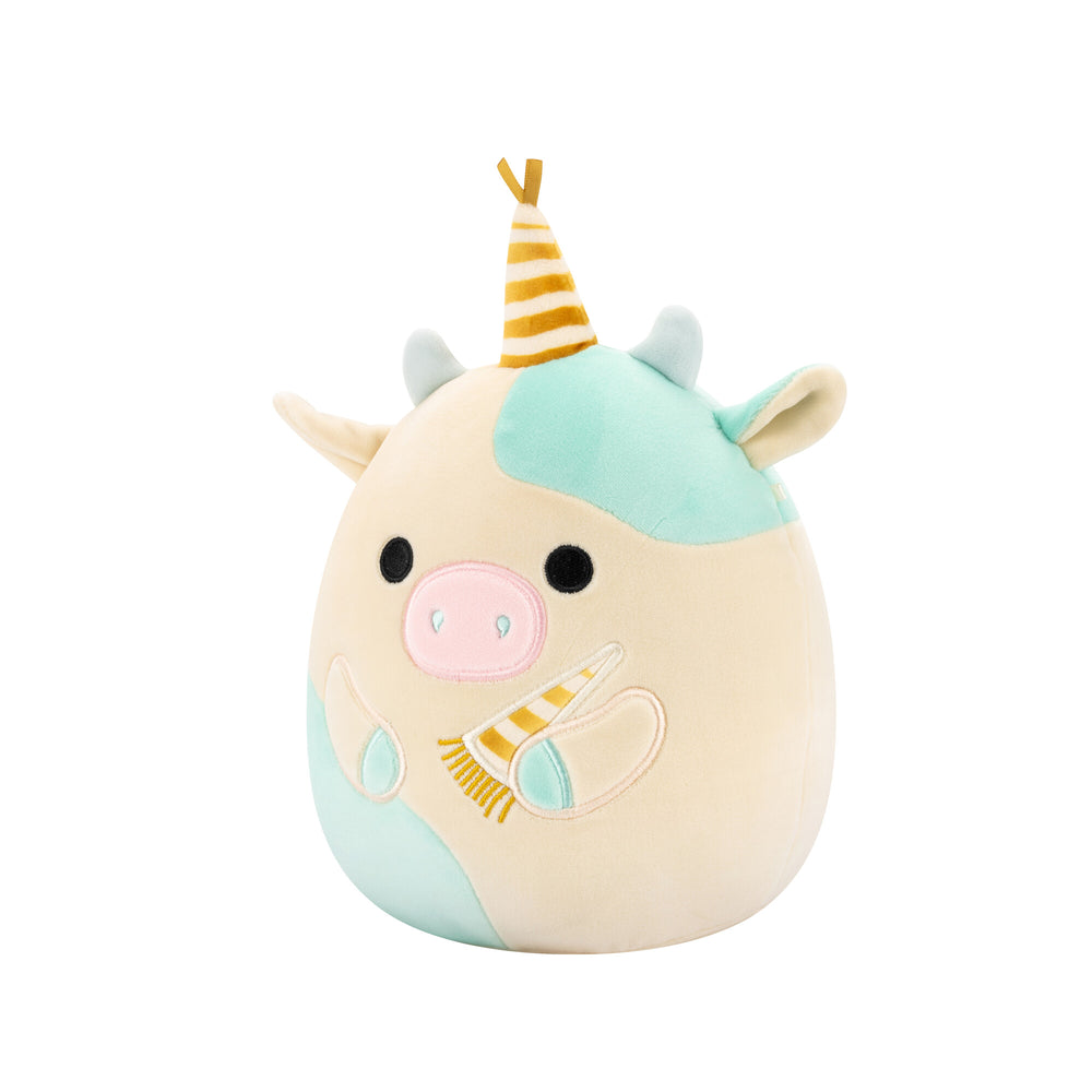 
                      
                        Squishmallows 7.5" - Celebration Belana the Spotted Cow with Party Hat 
                      
                    