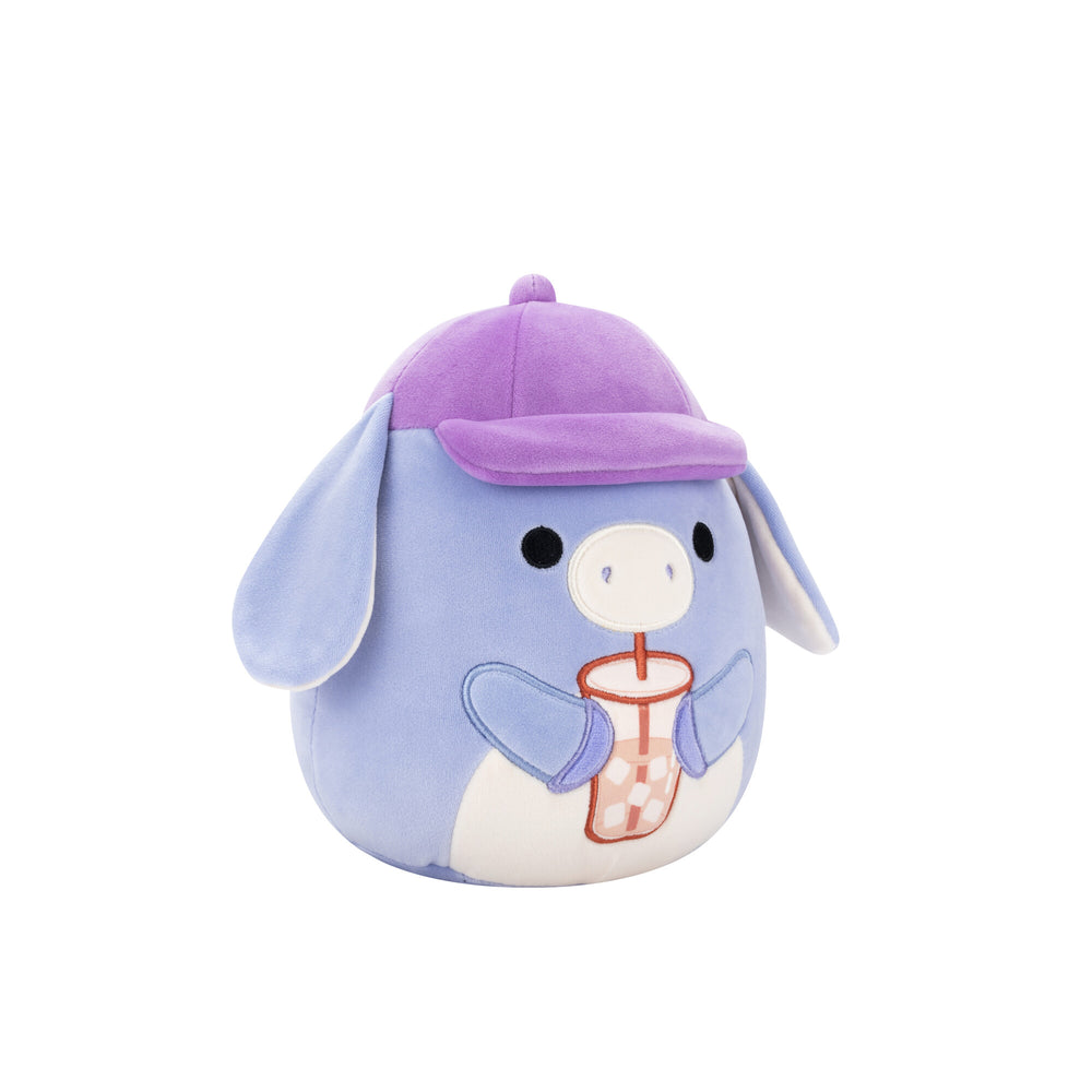 
                      
                        Squishmallows 7.5" - Milanda Periwinkle Donkey with Hat Holding an Iced Coffee
                      
                    