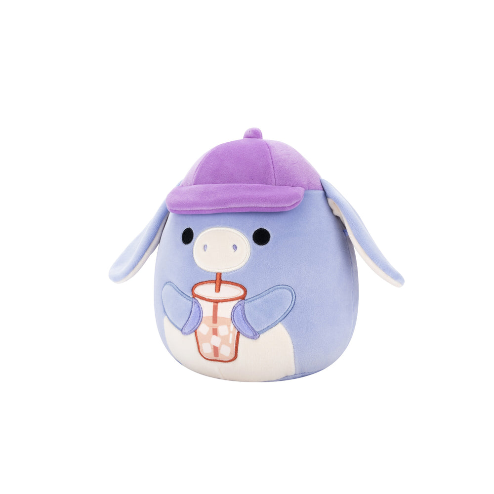 
                      
                        Squishmallows 7.5" - Milanda Periwinkle Donkey with Hat Holding an Iced Coffee
                      
                    