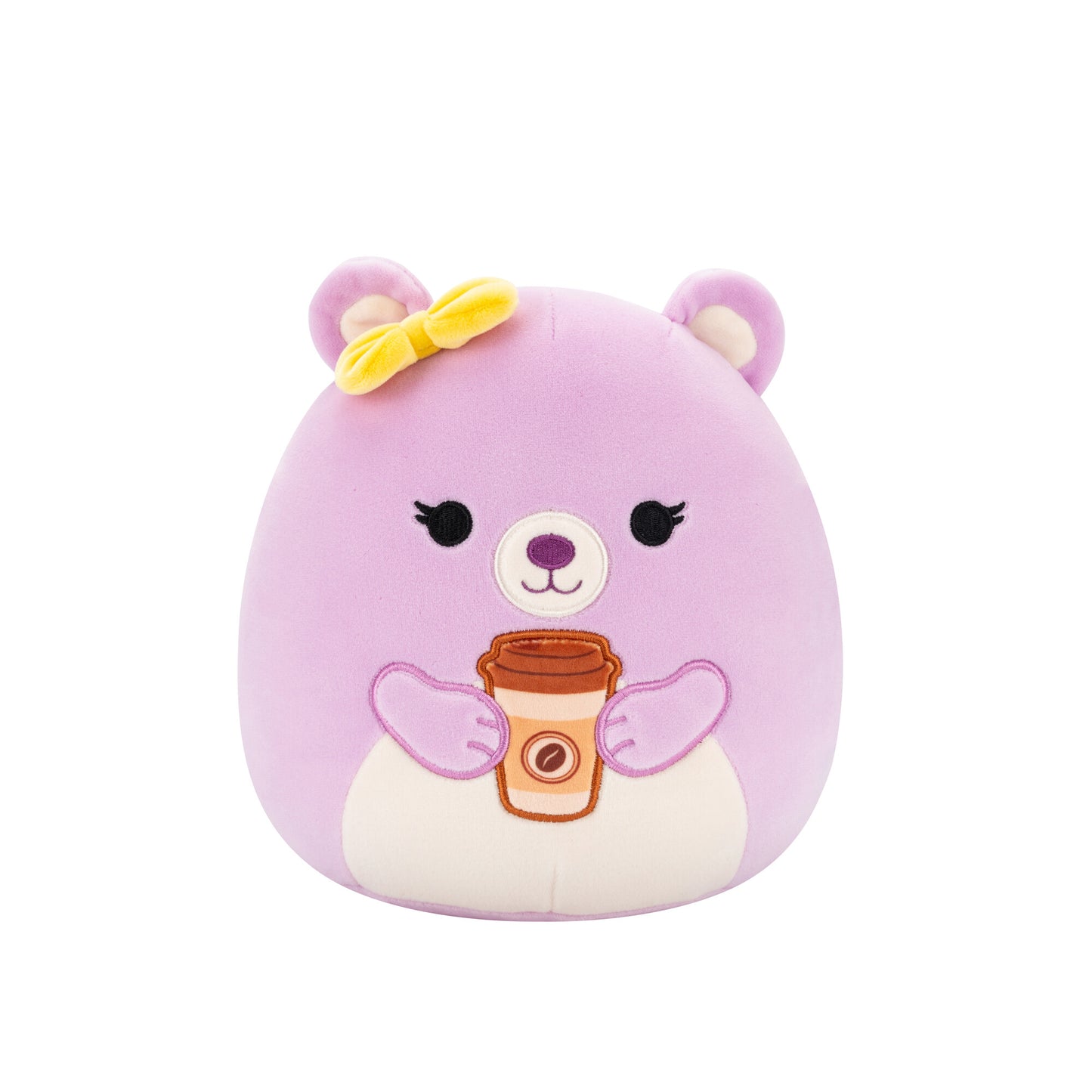 Squishmallows 7.5" - Faine the Bear with Coffee