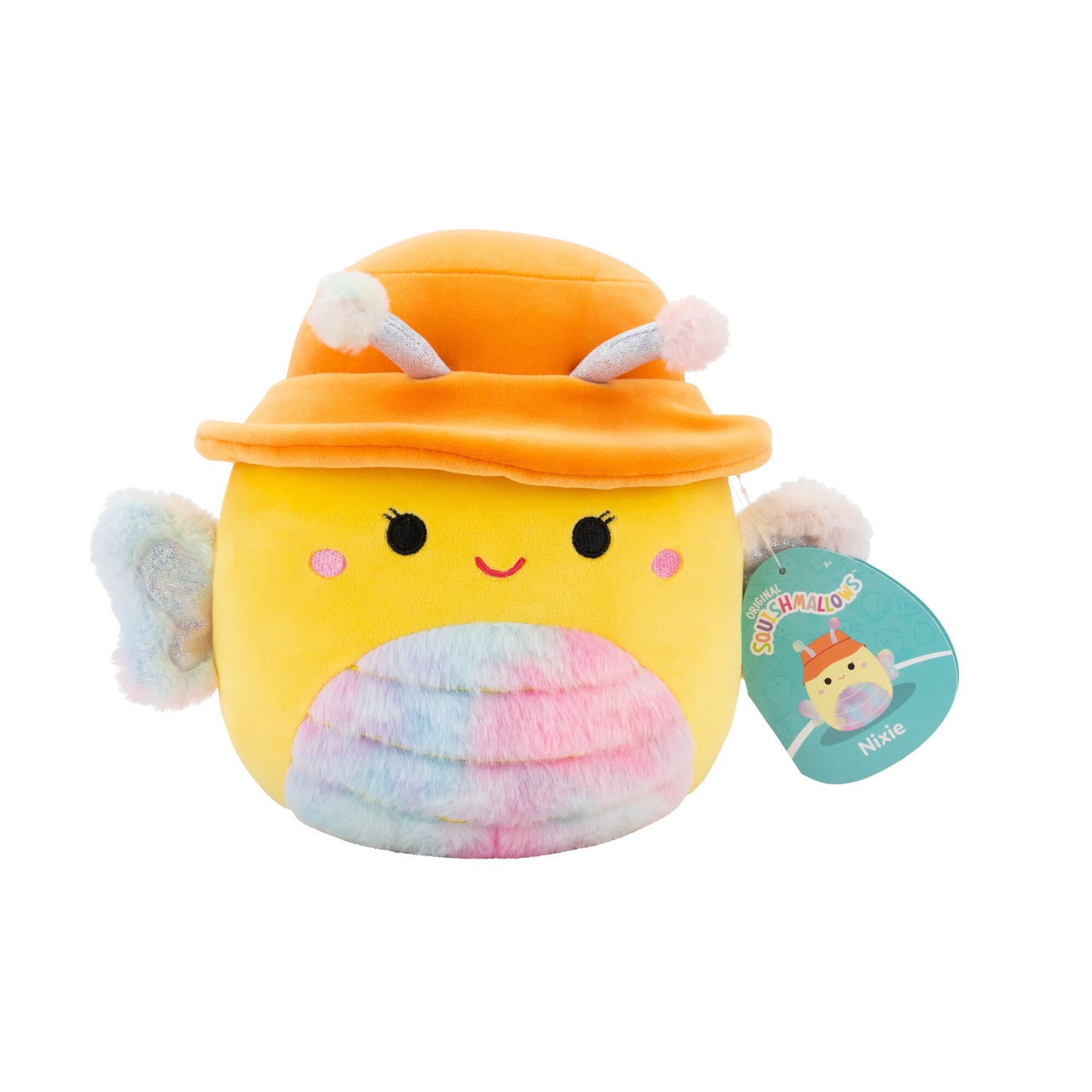 Squishmallows 7.5" - Nixie the butterfly with a hat
