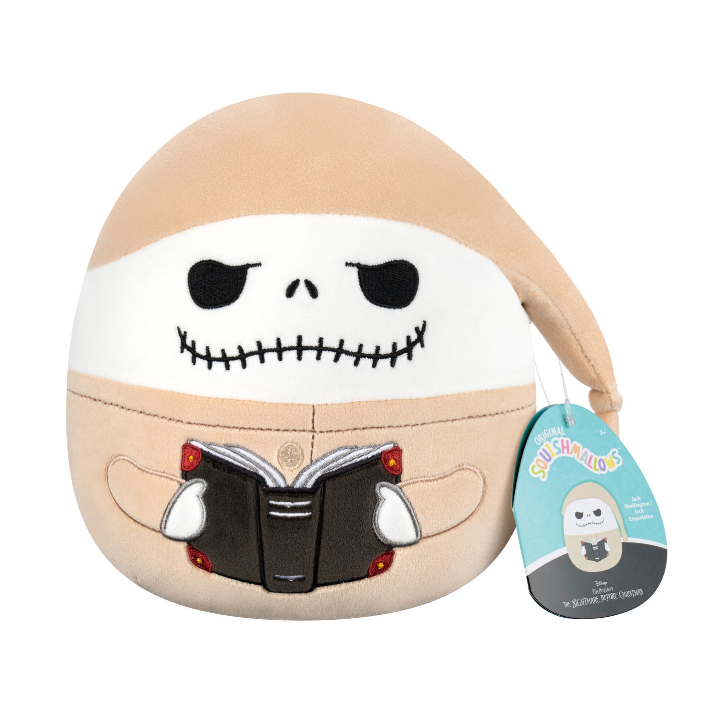 Squishmallows 8" Nightmare Before Christmas - Jack In Pajamas