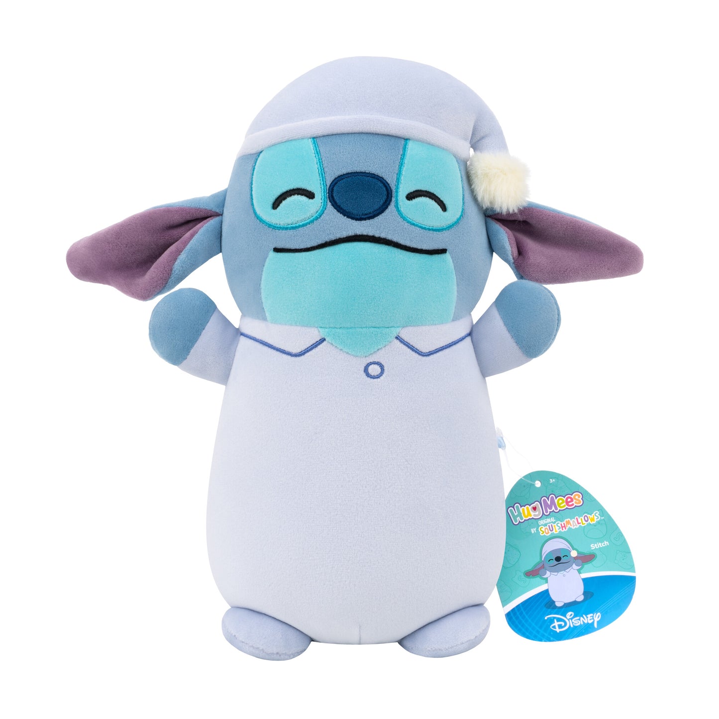 Squishmallo HugMee 10" Stitch in PJ's