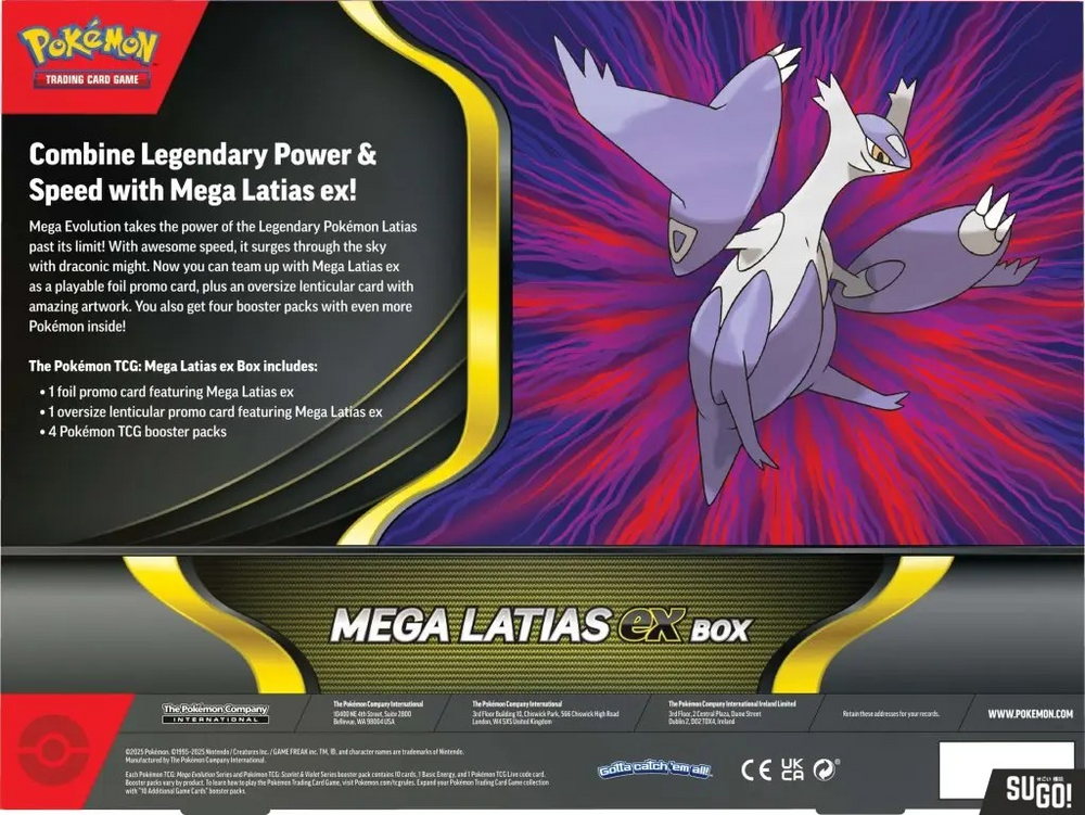 POKEMON TCG MEGA LATIAS BOX: 2025