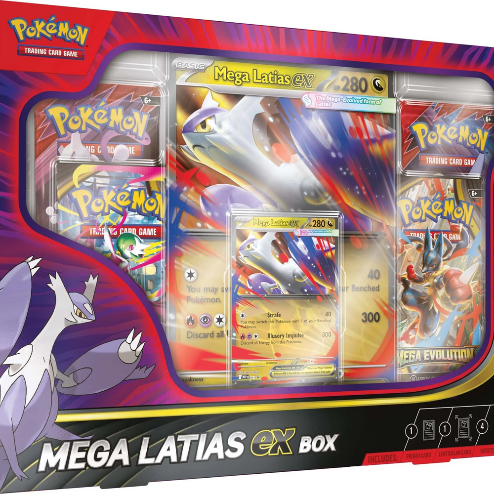 
                      
                        POKEMON TCG MEGA LATIAS BOX: 2025
                      
                    