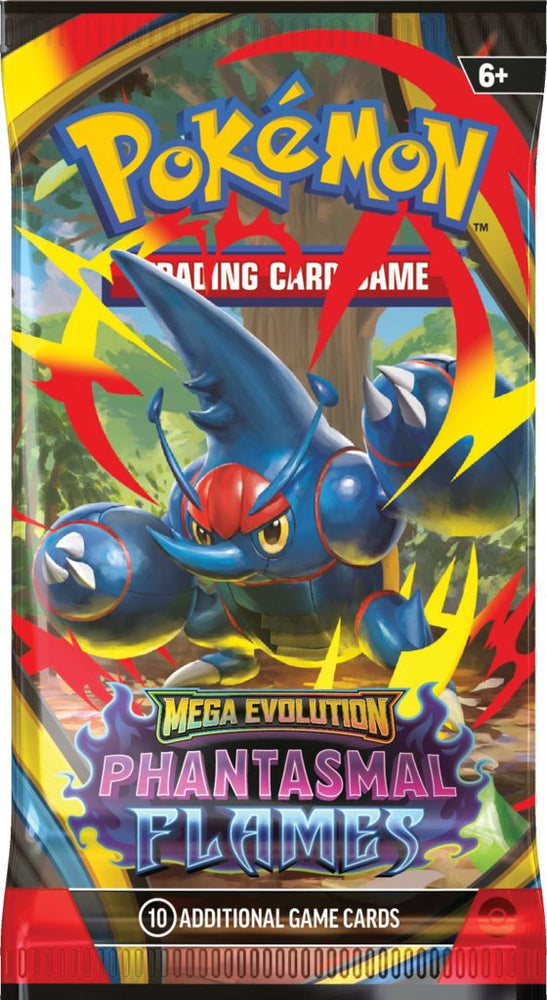 
                      
                        Pokemon TCG Mrga Evolutions 2 Phantasmal Flames Booster
                      
                    