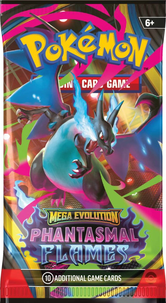 
                      
                        Pokemon TCG Mrga Evolutions 2 Phantasmal Flames Booster
                      
                    