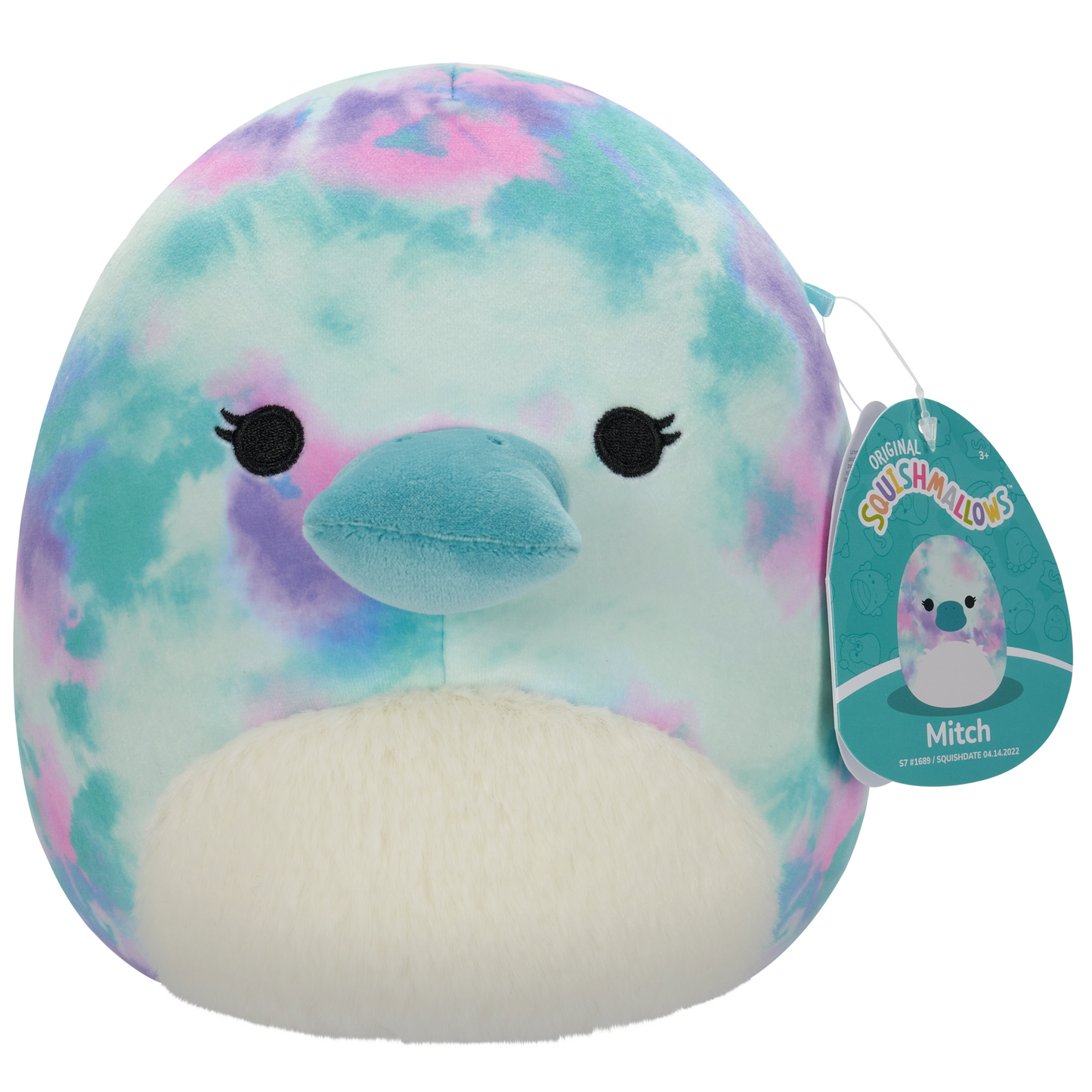 Squishmallows 7.5" Mitch Watercolour Tie-Dye Platypus