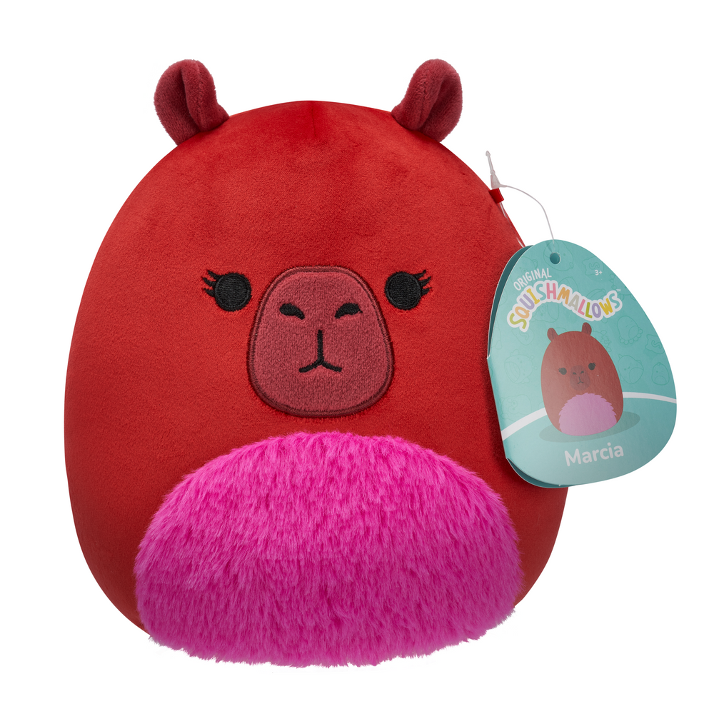 Squishmallows 7.5inch Marcia the Maroon capybara