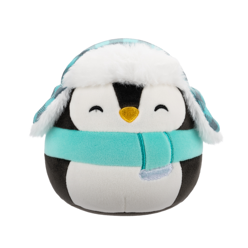 Squishmallow 7.5inch Christmas Luna the Black Penguin