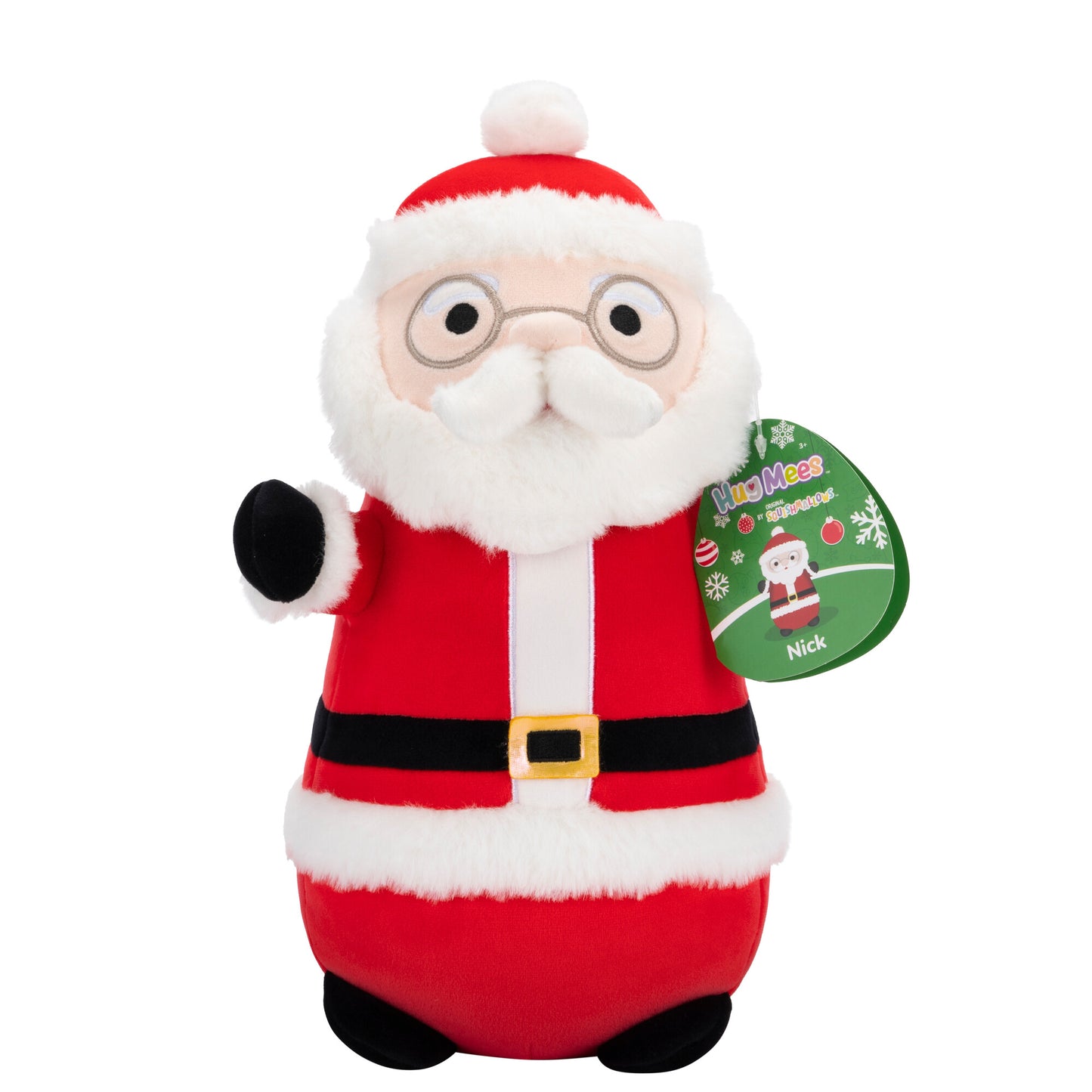 Squishmallows HugMees Holiday Nick the Santa Claus 10 inch Plush