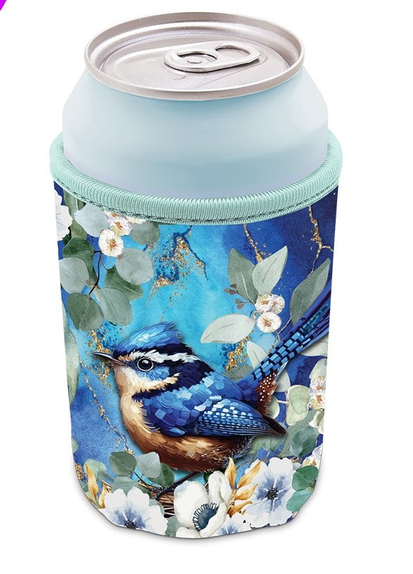 Lisa Pollock Can Cooler Cheeky Wrens