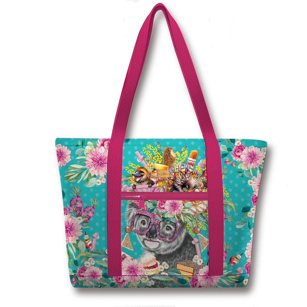 Lisa Pollock Large Tote Cooler Bag Oz Foodie Koala