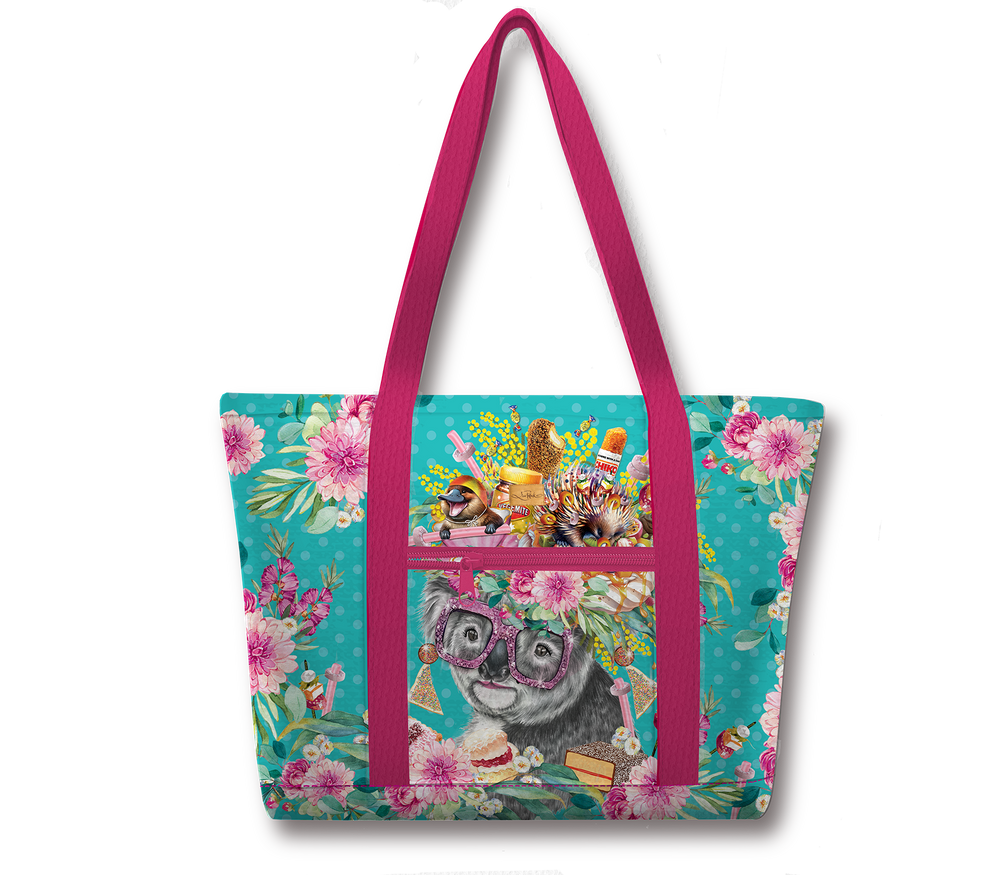 Lisa Pollock Large Tote Cooler Bag Oz Foodie Koala