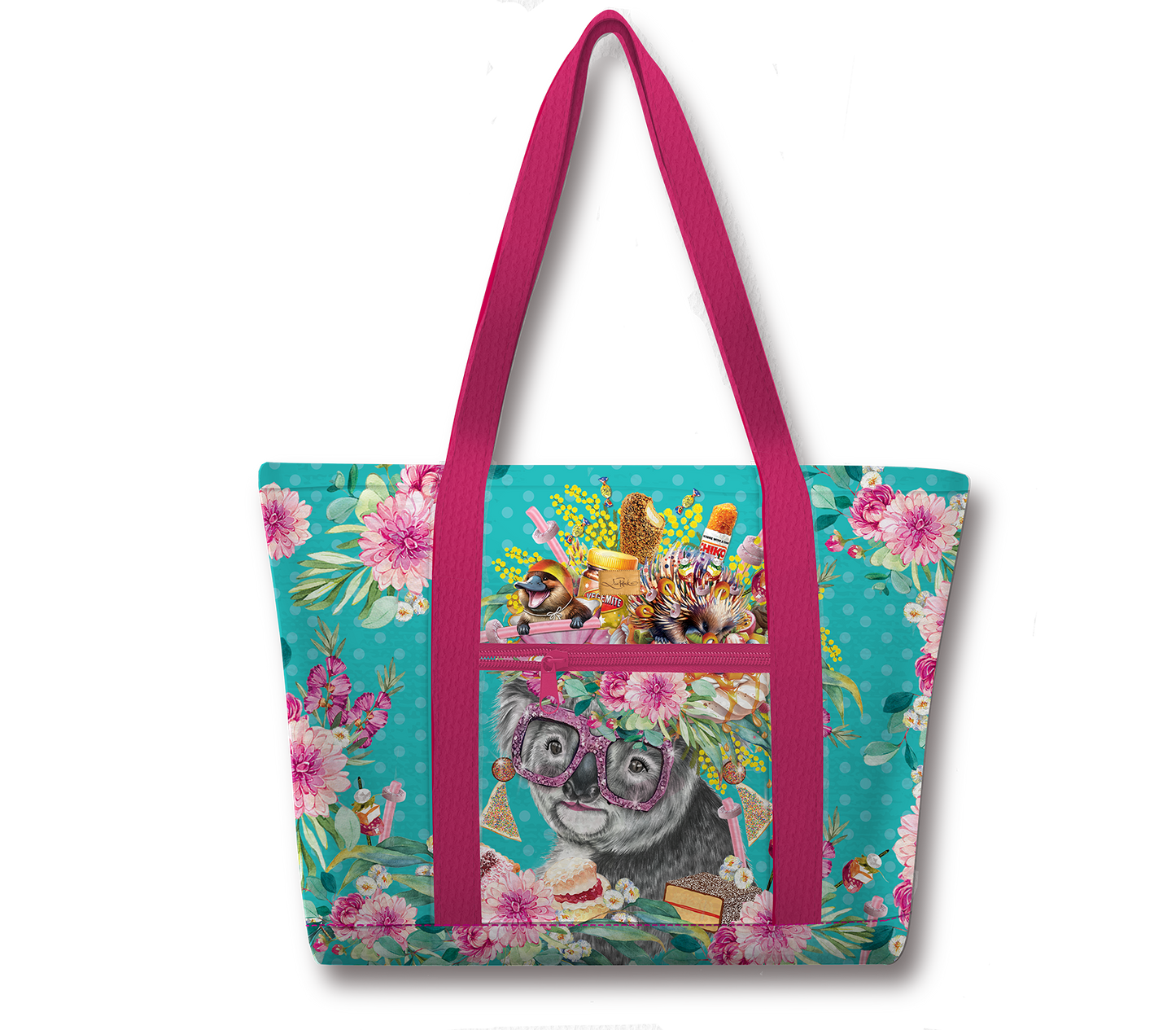 Lisa Pollock Large Tote Cooler Bag Oz Foodie Koala