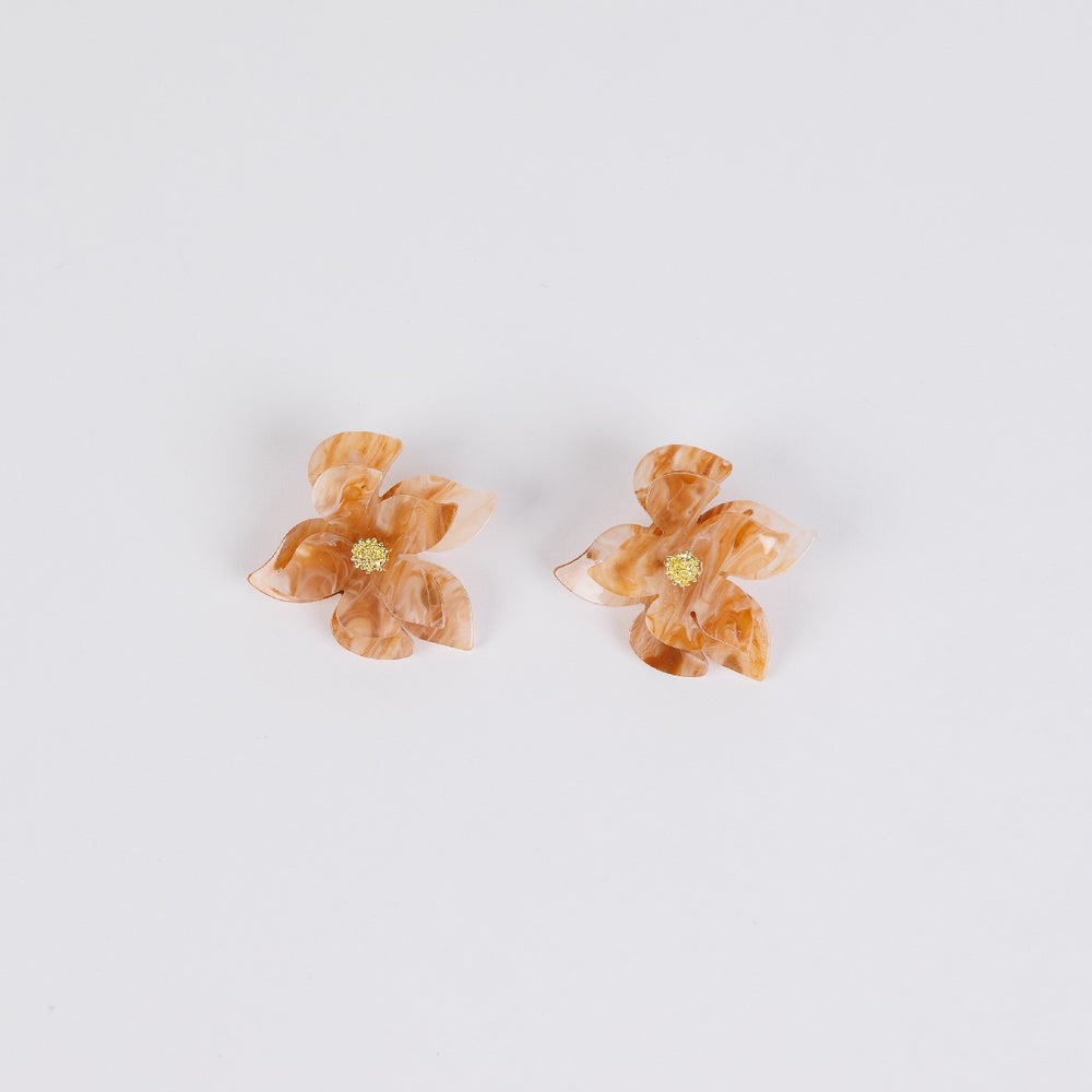 Holiday Trading Co Earrings "Paloma" Brown