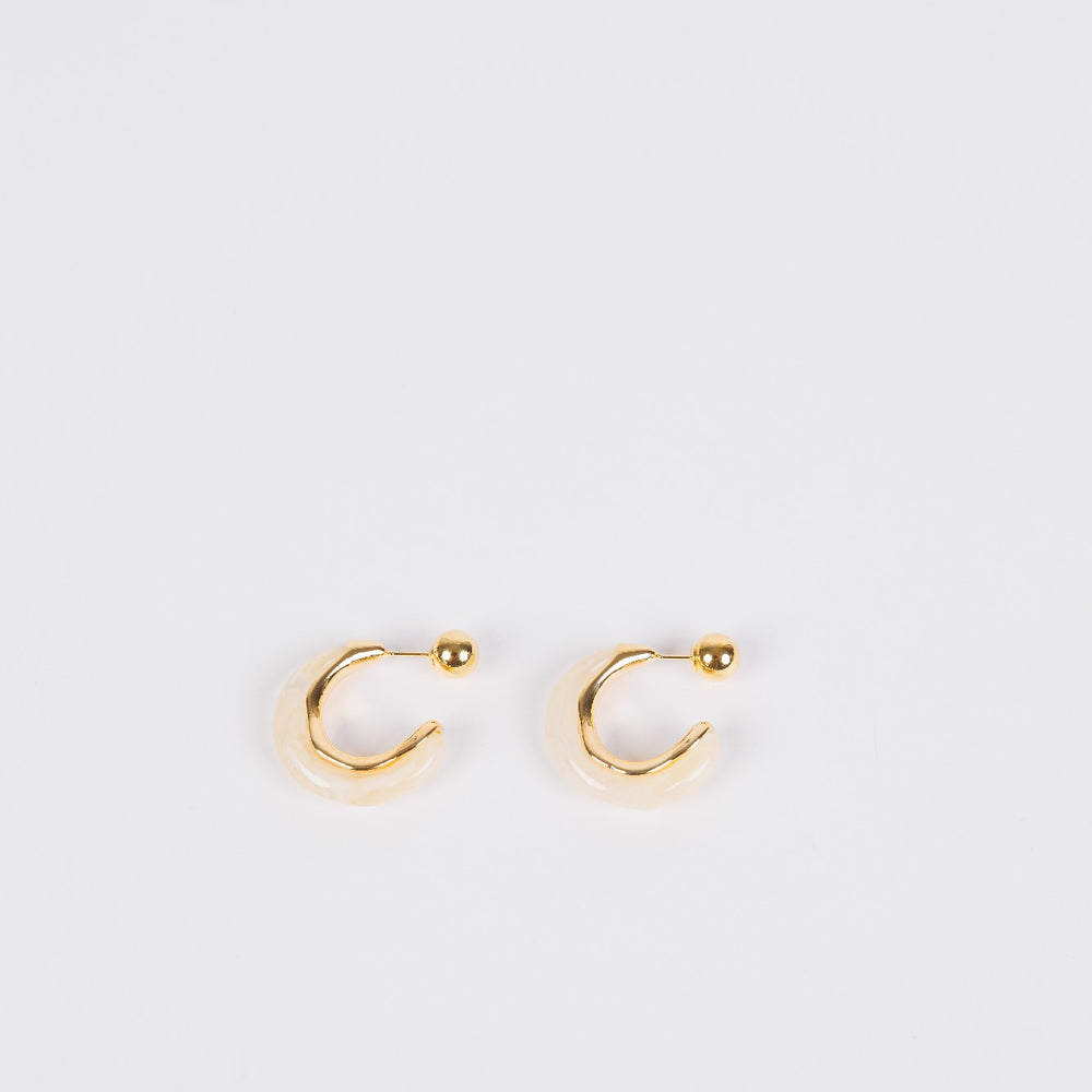 Holiday Trading Co Earrings "Liana" White