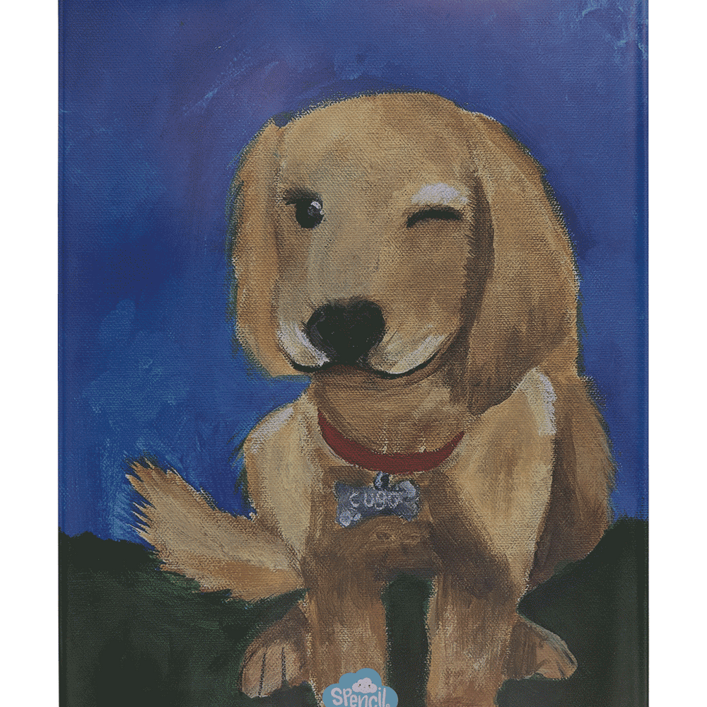 Book Cover A4 Cugo the Golden Retriever