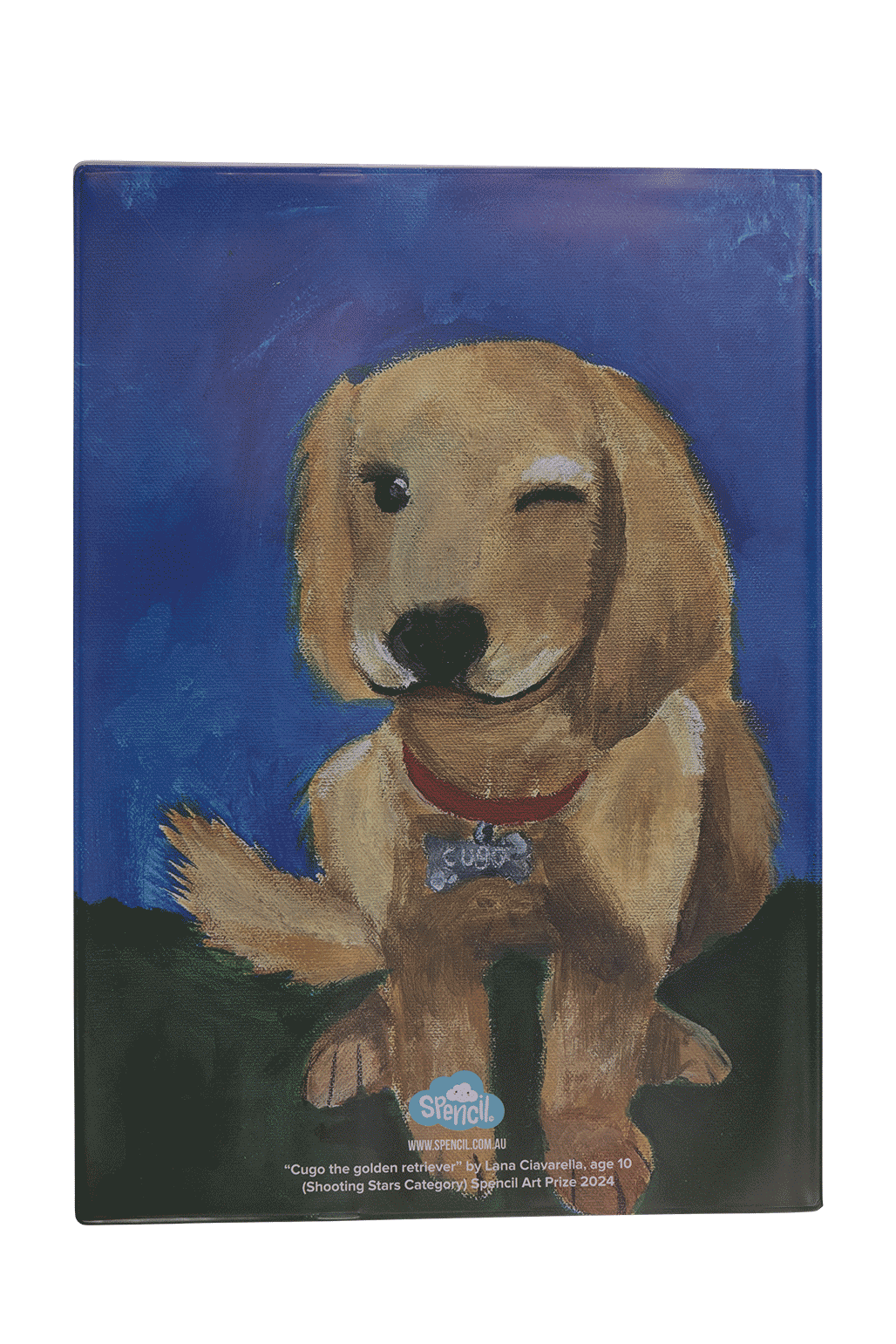 Book Cover A4 Cugo the Golden Retriever