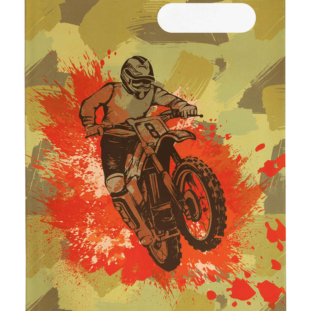 Book Cover A4 Camo Biker 1