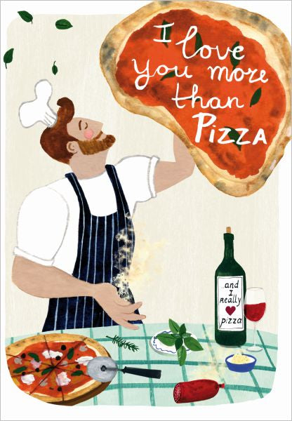 Card Love You More Than Pizza