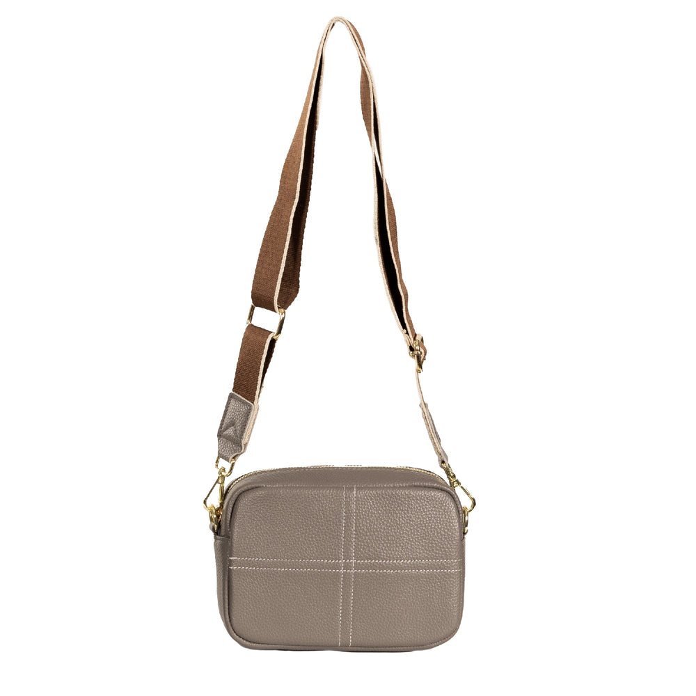 Handbag Danica Leather Cross Body - Grey