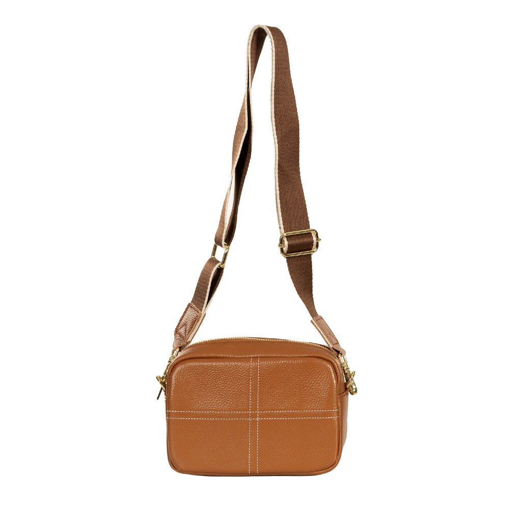 Handbag Danica Leather Cross Body - Tan