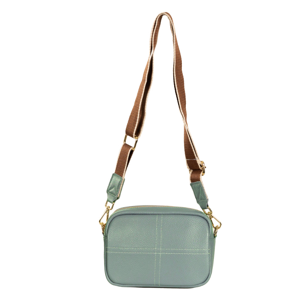 Handbag Danica Leather Cross Body Bag - Pale Blue