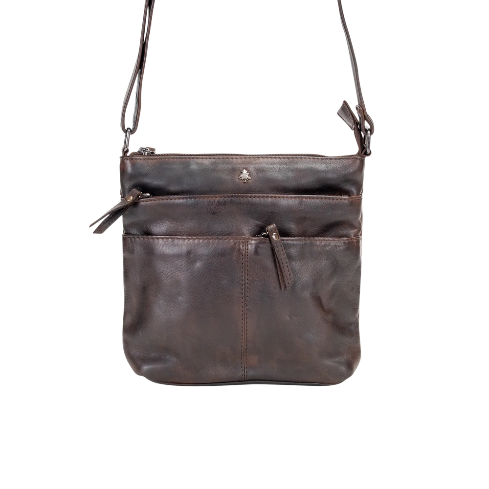 Shoulder bag Greenwood Leather in Brown - Hazel