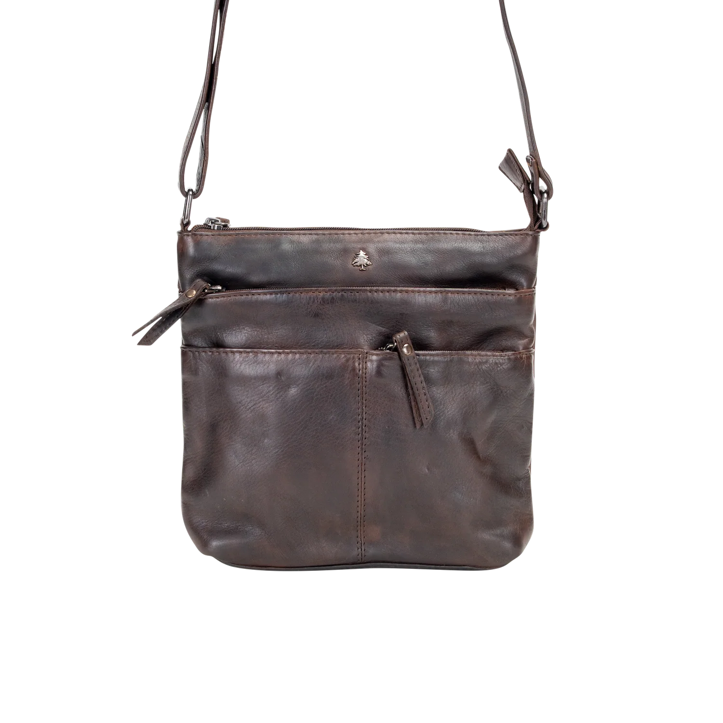 Shoulder bag Greenwood Leather in Brown - Hazel