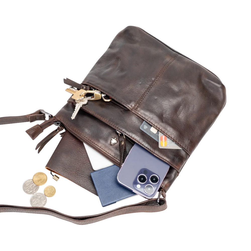 
                      
                        Shoulder bag Greenwood Leather in Brown - Hazel
                      
                    