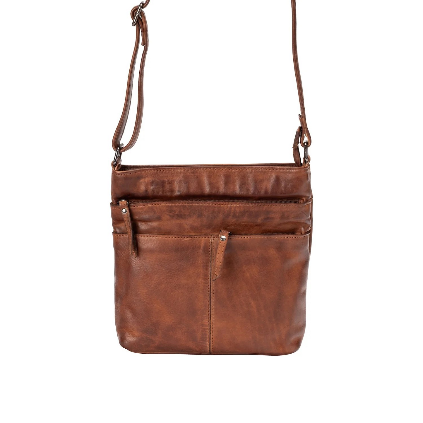 Shoulder Bag Greenwood Leather in Cognac