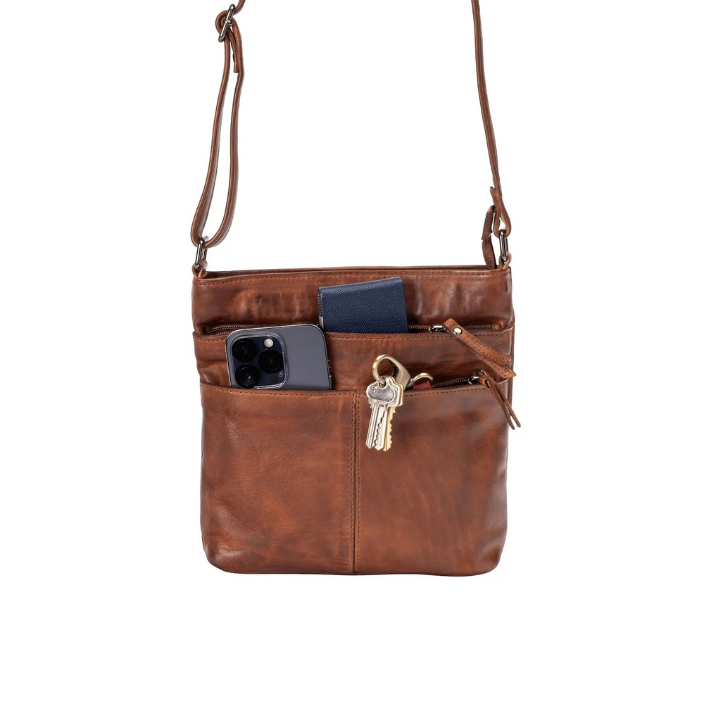 
                      
                        Shoulder Bag Greenwood Leather in Cognac
                      
                    