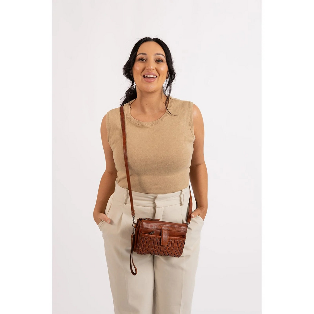 
                      
                        Shoulder Bag Greenwood Leather in Cognac
                      
                    