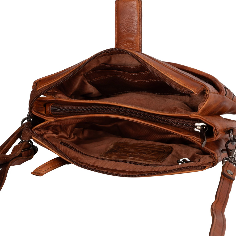 
                      
                        Shoulder Bag Greenwood Leather in Cognac
                      
                    