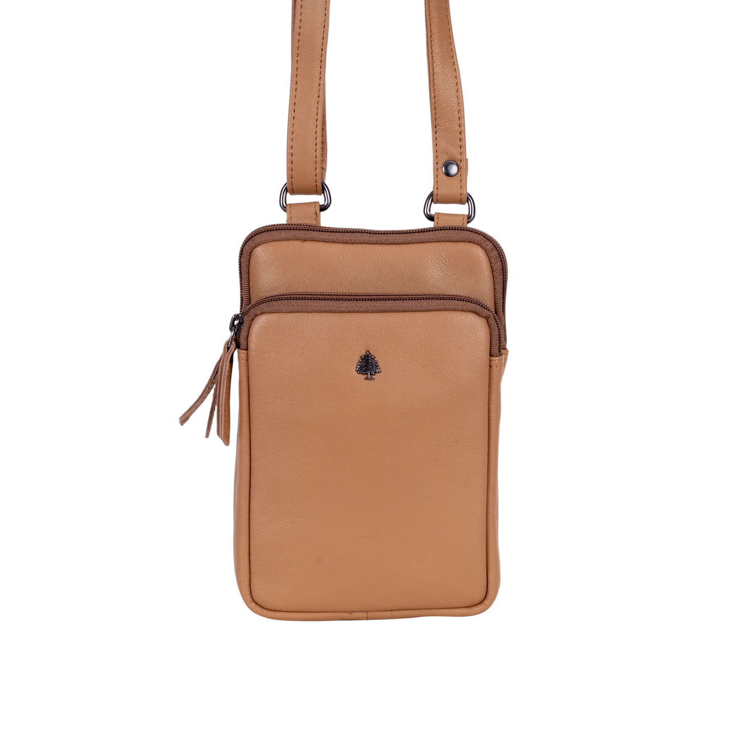 Shoulder Bag Greenwood Leather in Tan - Oslo