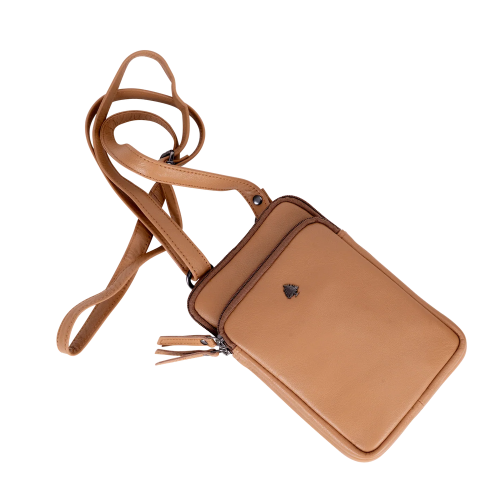 
                      
                        Shoulder Bag Greenwood Leather in Tan - Oslo
                      
                    