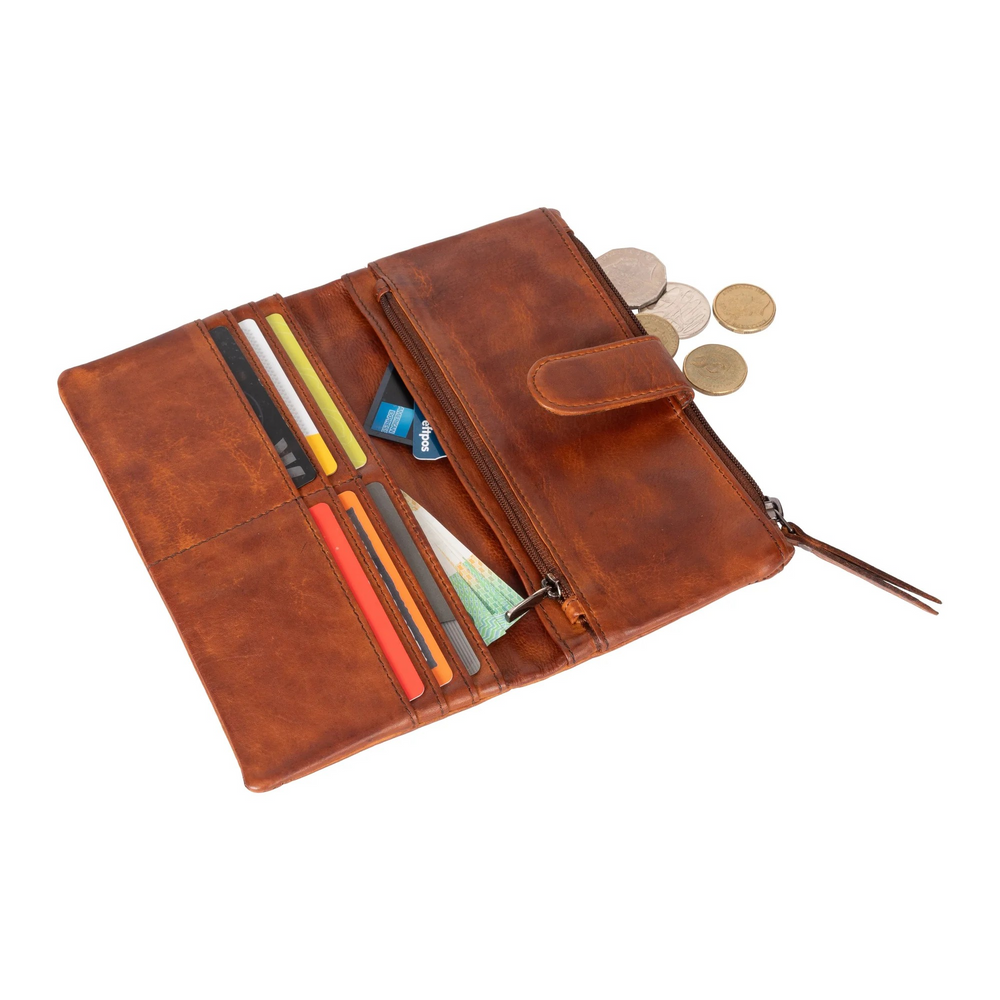 
                      
                        Wallet Greenwood Leather in Cognac - Katie
                      
                    