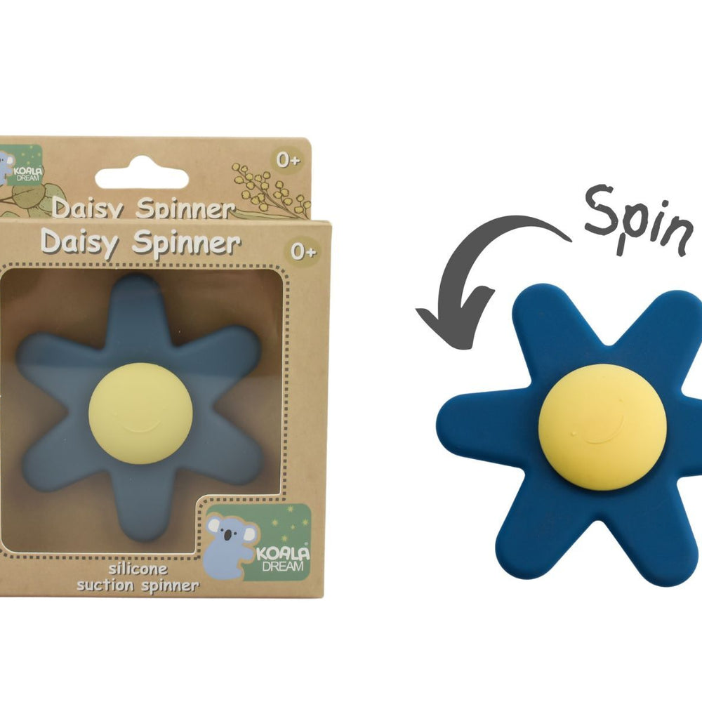 Silicone Daisy Spinner in Blue