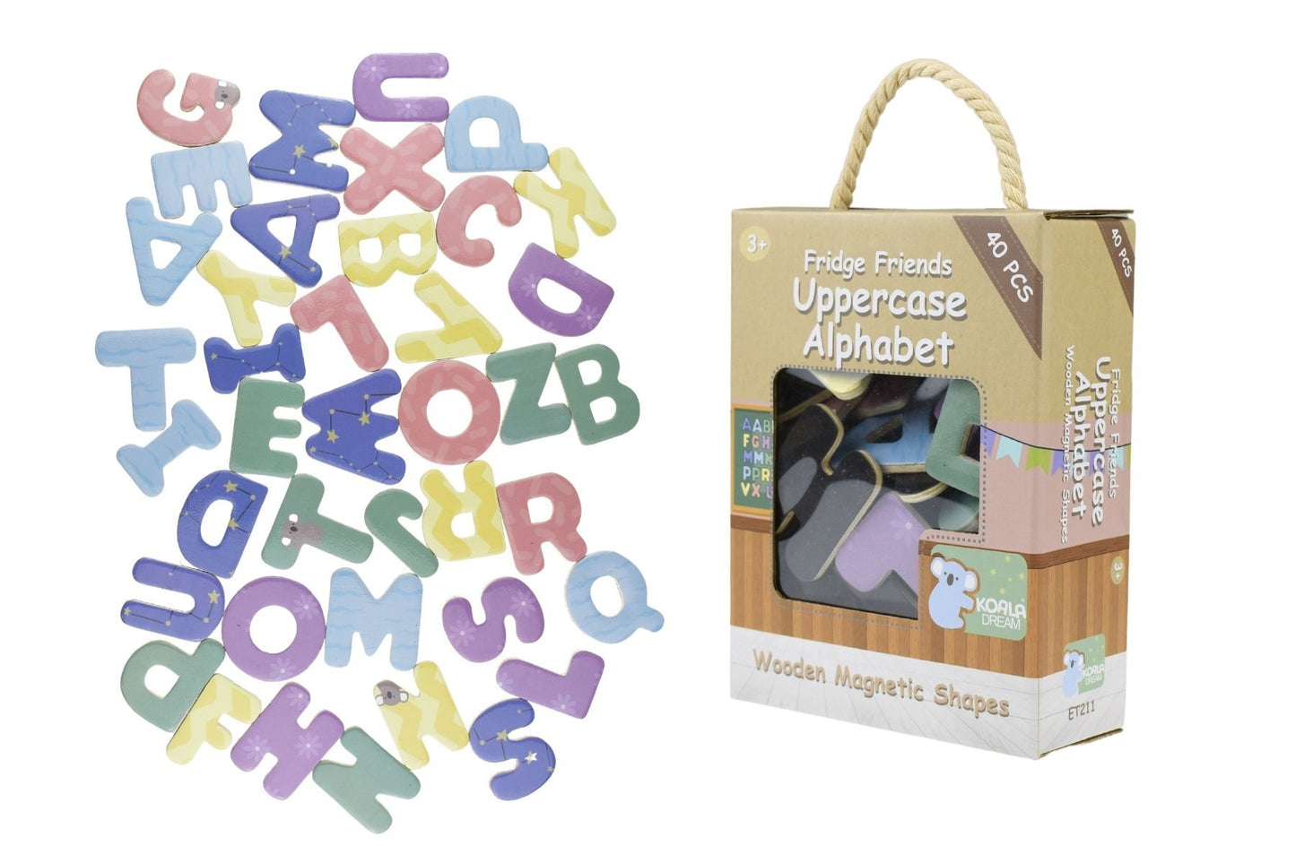 Fridge Friends Magnetic Alphabet Uppercase 40 PCS
